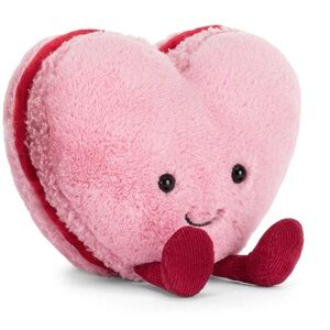 LAST ONE Jellycat Amuseables Collete Heart Macaron (Pink) Valentine’s Day 2026